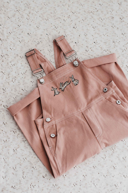 *PRE ORDER* Denim Overalls | Pink