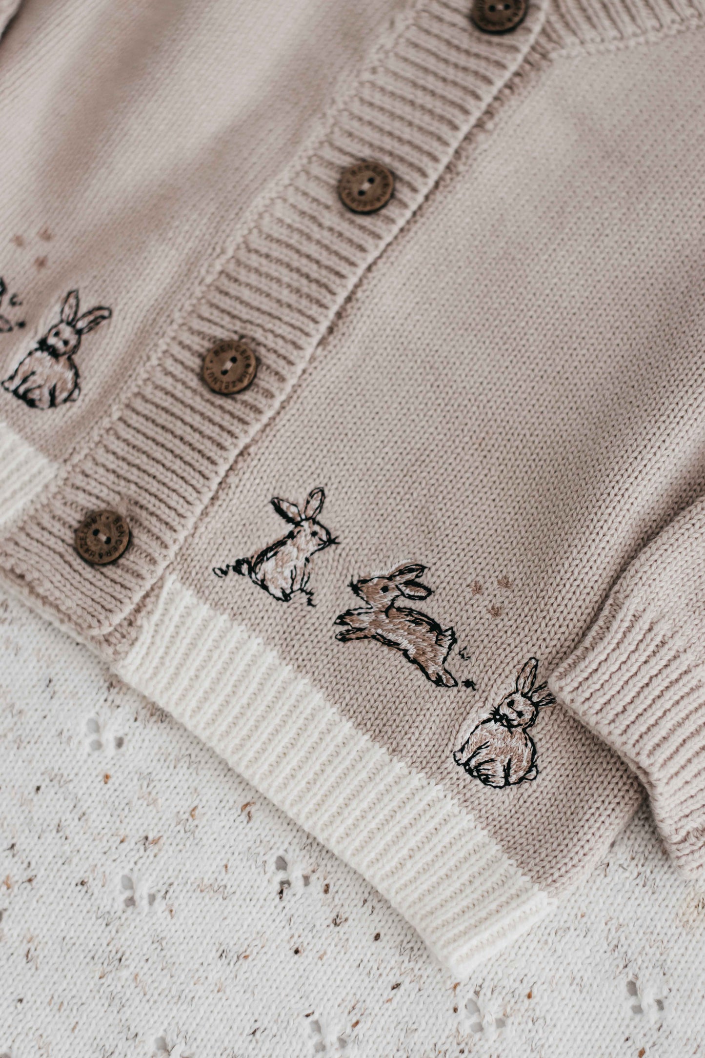 *PRE ORDER* Knit Cardy | Bunnies