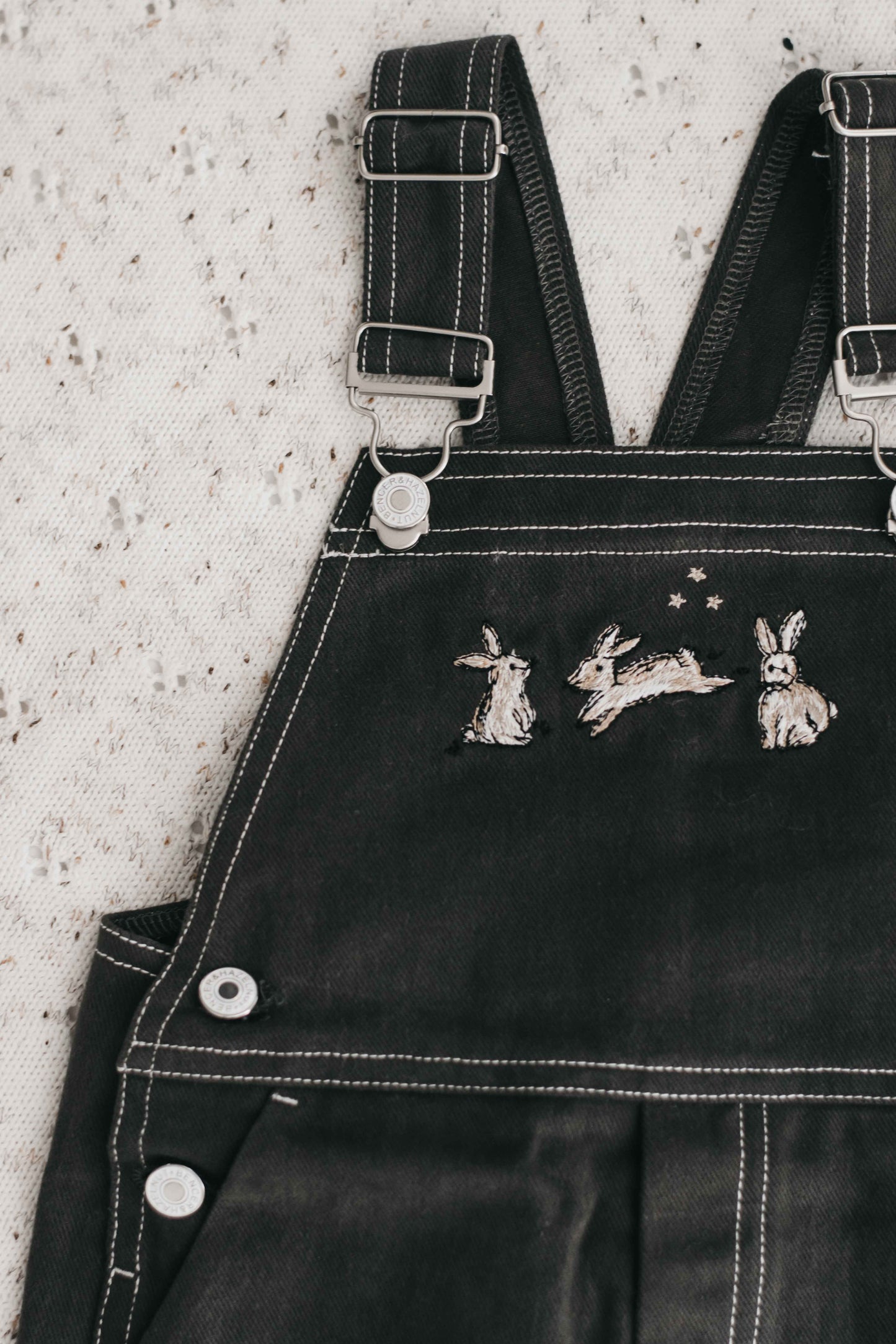 *PRE ORDER* Denim Overalls | Black