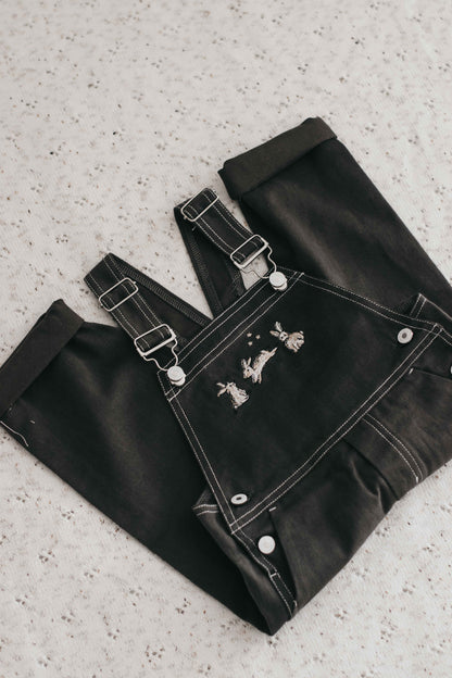 *PRE ORDER* Denim Overalls | Black