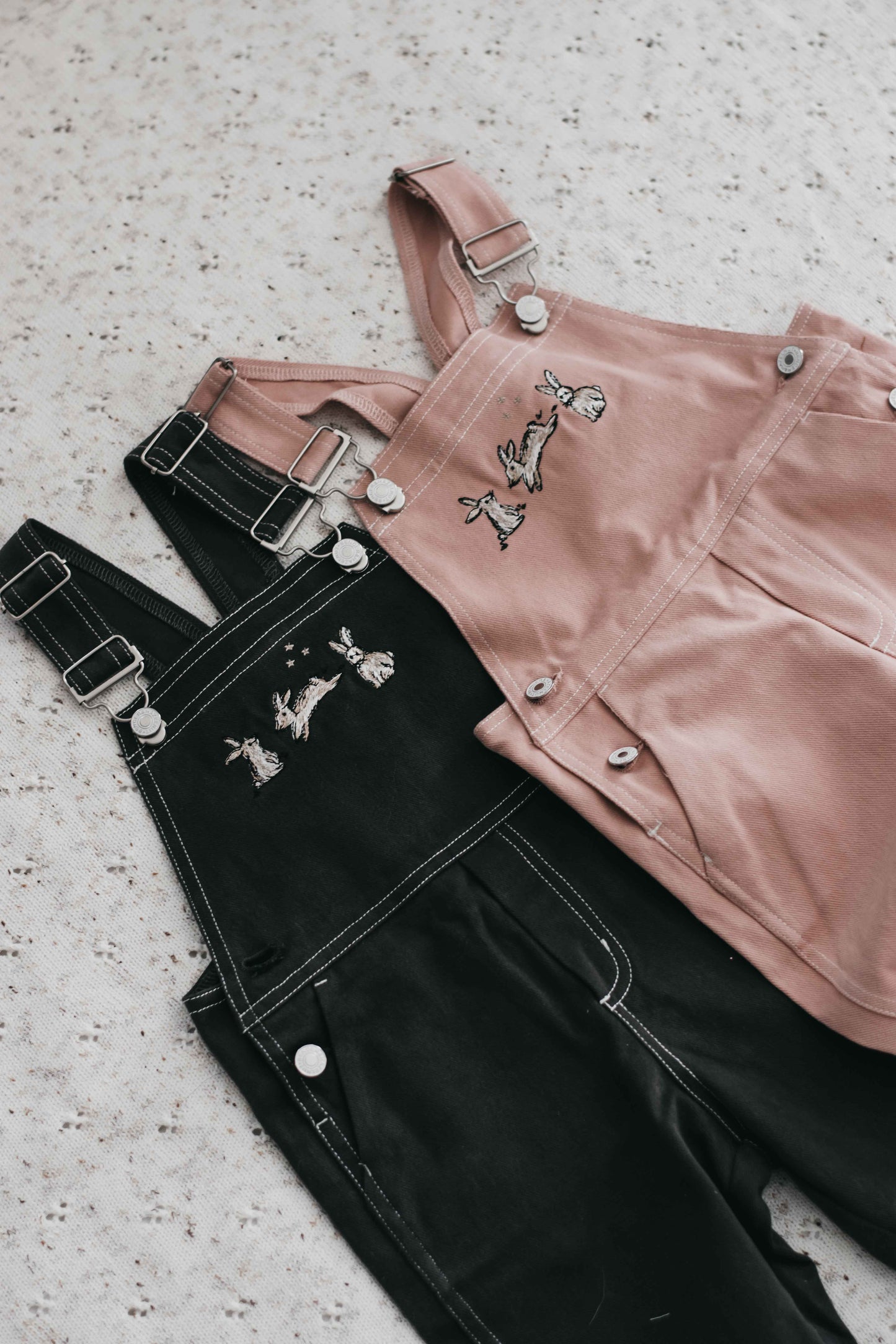 *PRE ORDER* Denim Overalls | Pink