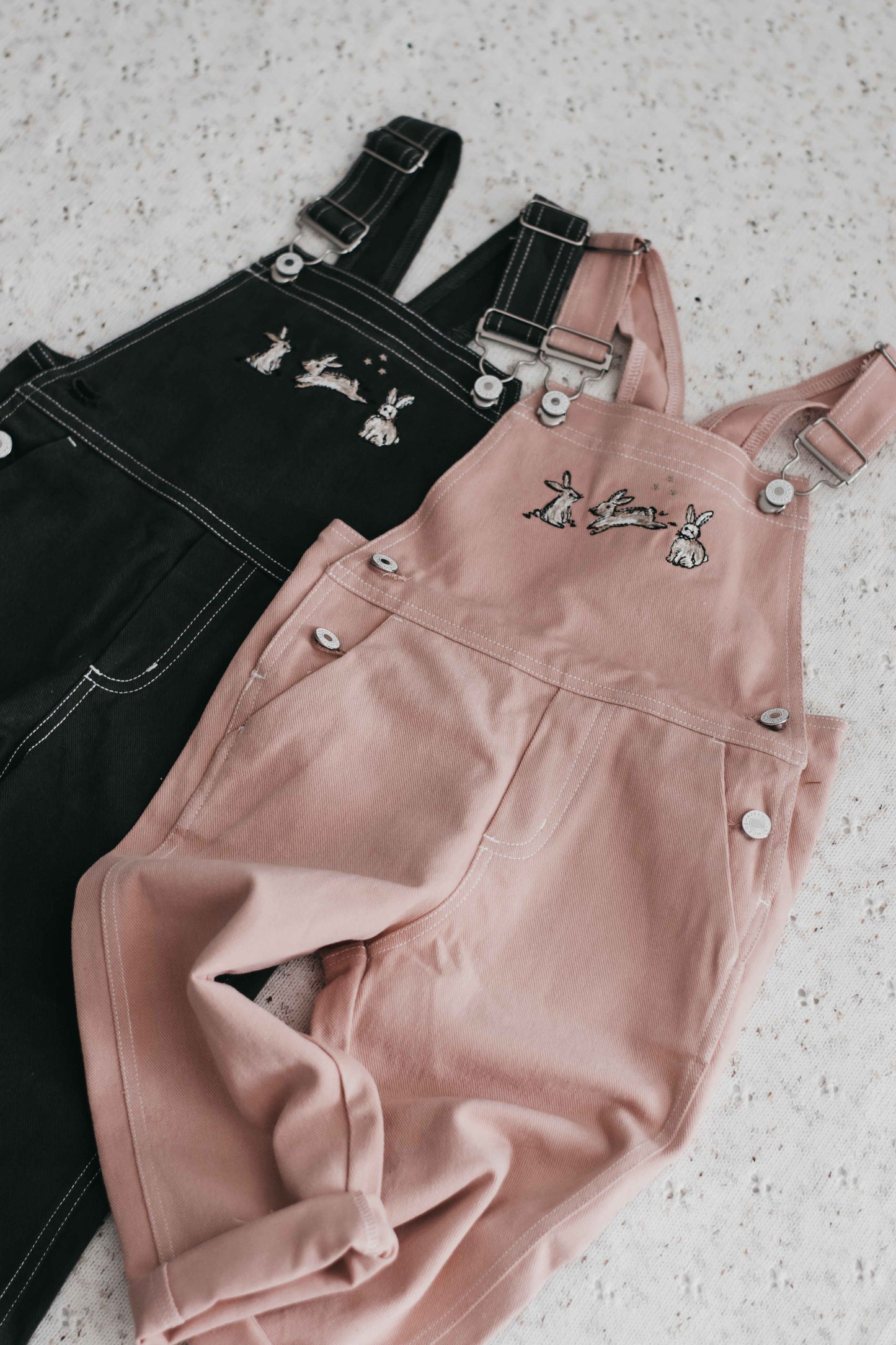 *PRE ORDER* Denim Overalls | Pink