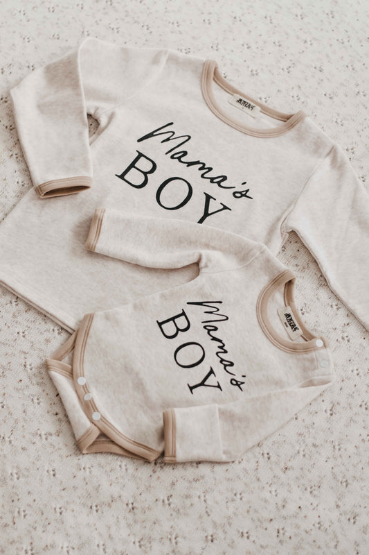 Mama's Boy Long Sleeve Bodysuit/Top