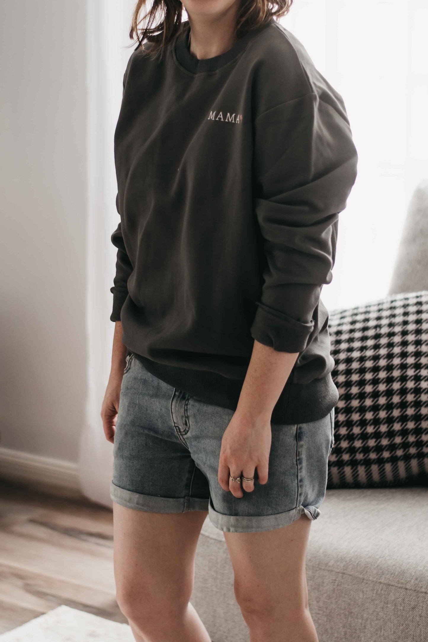 Mama Sweater | Charcoal