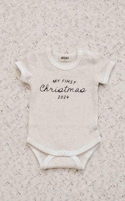 My First Christmas 2024 Bodysuit