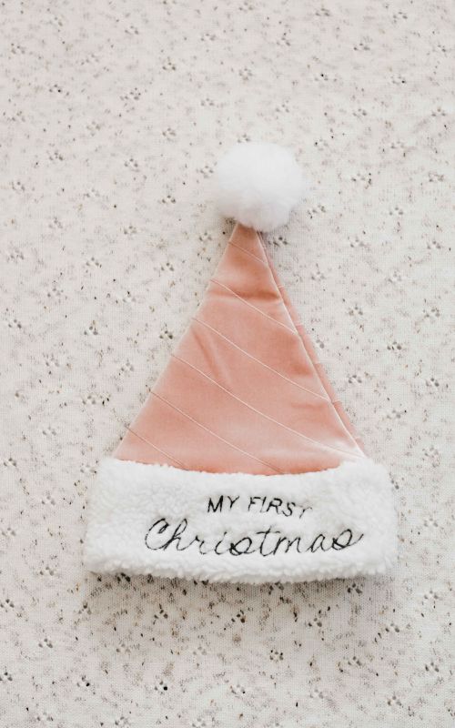 My First Christmas Santa Hat | Pink