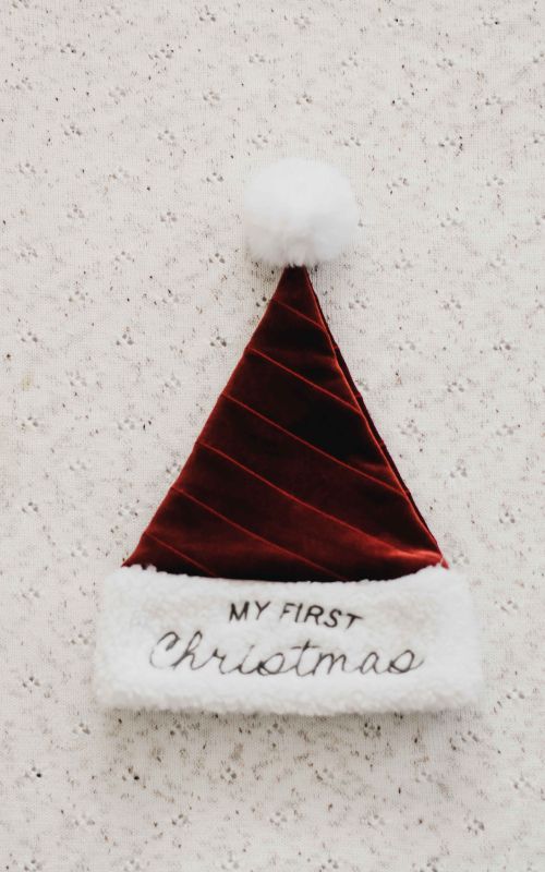 My First Christmas Santa Hat | Red