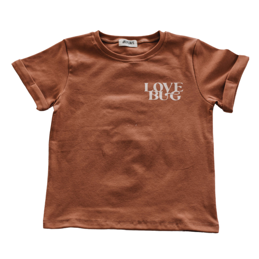 Love Bug Bodysuit/Tee | Rust