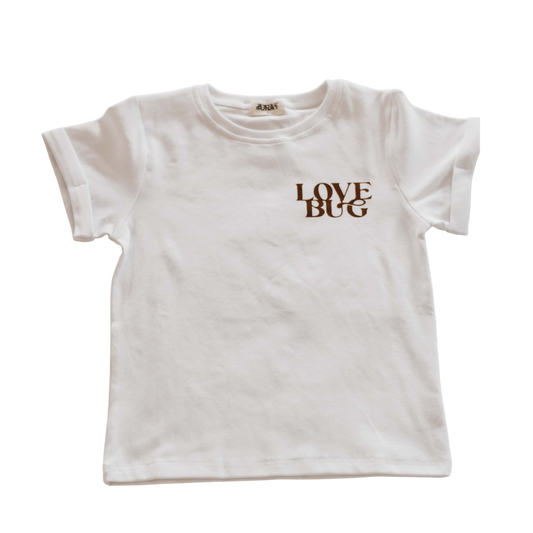 Love Bug Bodysuit/Tee | White