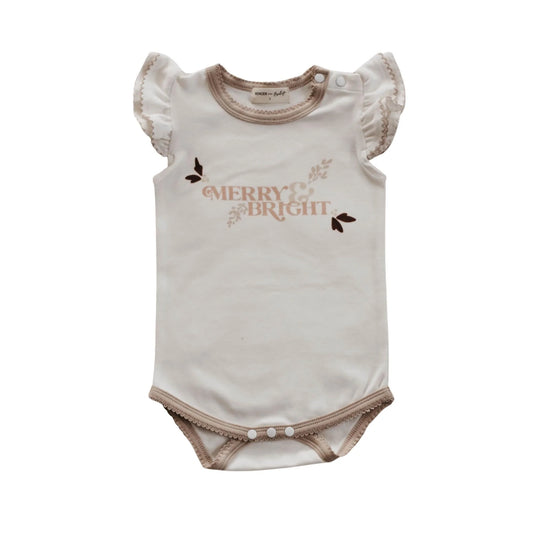 Merry & Bright Frill Bodysuit/Tee