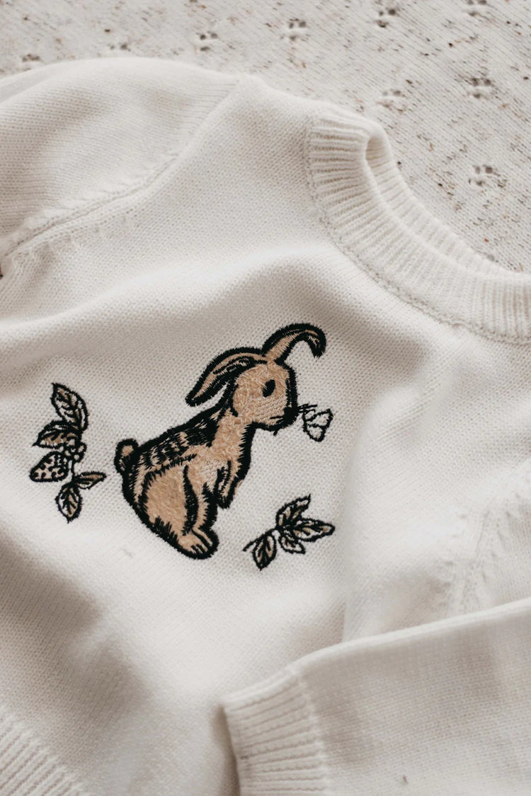 Bunny Embroidery Jumper – Fauna Baby