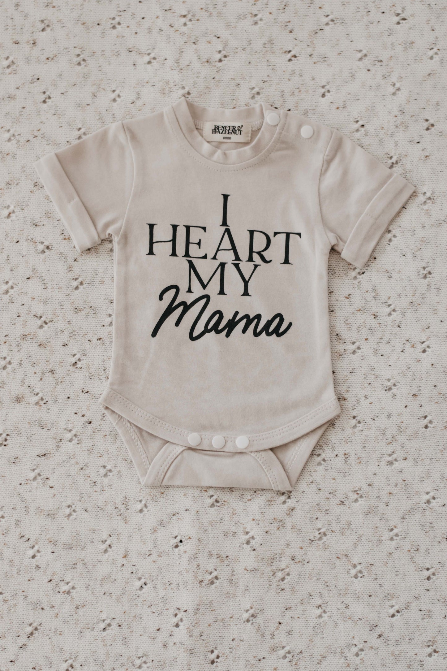 I Heart My Mama Bodysuit/Tee