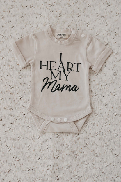 I Heart My Mama Bodysuit/Tee