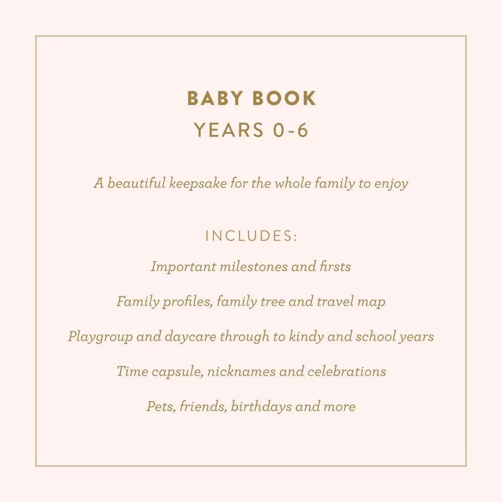 Baby Book | Grey (Boys Print)