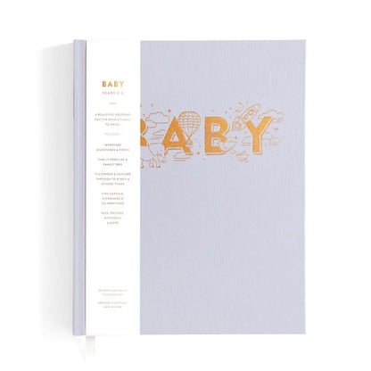 Baby Book | Grey (Boys Print)