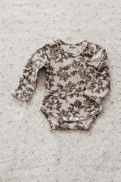 Strawberry Fields Long Sleeve Bodysuit