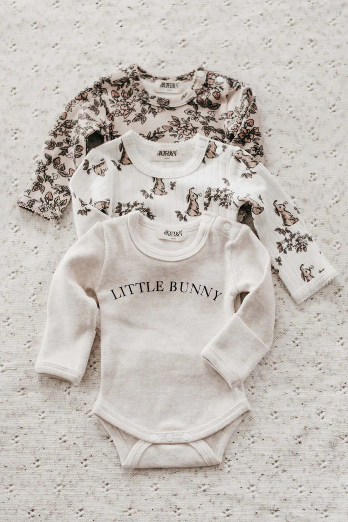 Strawberry Fields Long Sleeve Bodysuit