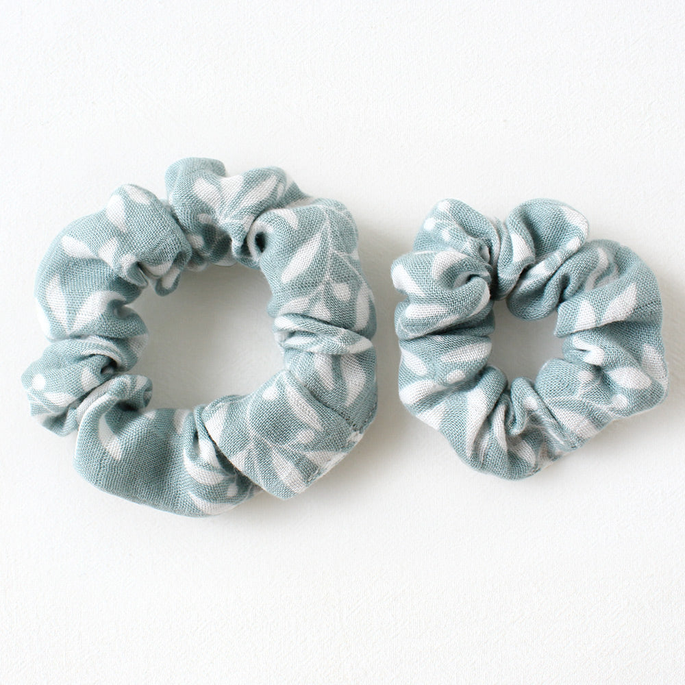 Girls Muslin Scrunchie Set | Multiple Colours