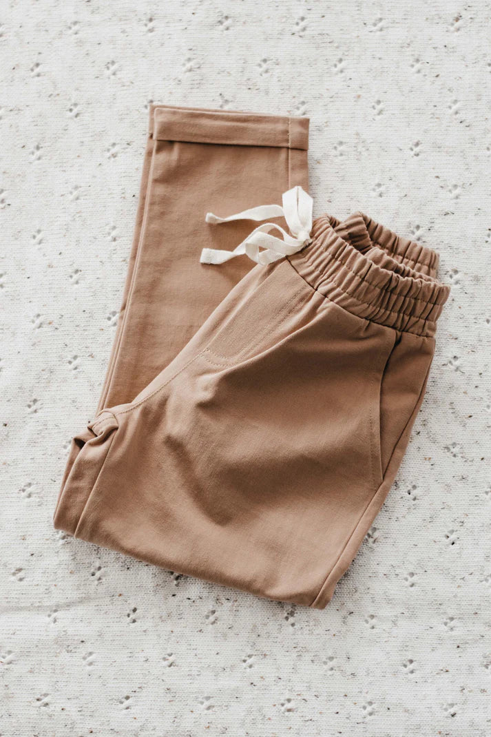 Tan Joggers