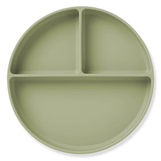 Baby Plate with Suction and Divided Portions | Sage